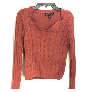 Knitted Cropped Sweater